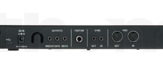Conexiones MIDI en el teclado controlador Behringer Swing