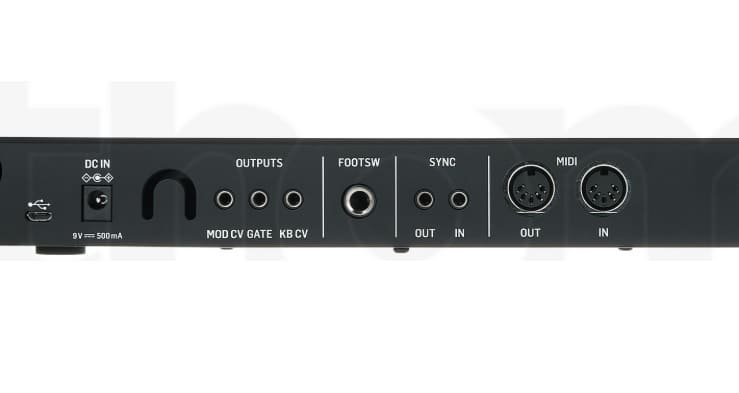 Conexiones MIDI en el teclado controlador Behringer Swing